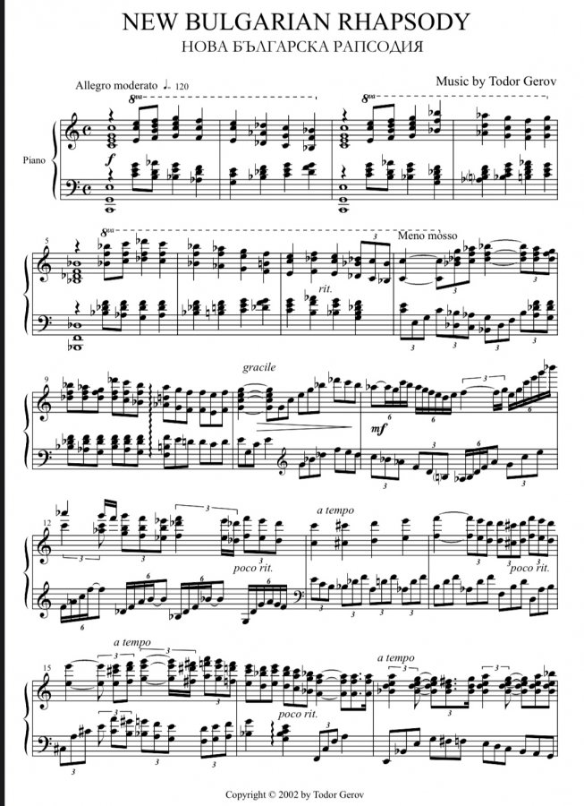 New bulgarian rhapsody - Todor Gerov